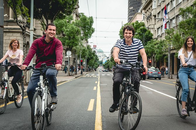 Belgrade E-Bike Tour: Power Glide! - Parliament and St. Mark Church: a quick start in central Belgrade