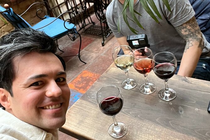 Belgrade Local Serbian Wine Tasting Tour - The wine lineup: six glasses, several levels of Serbian wine