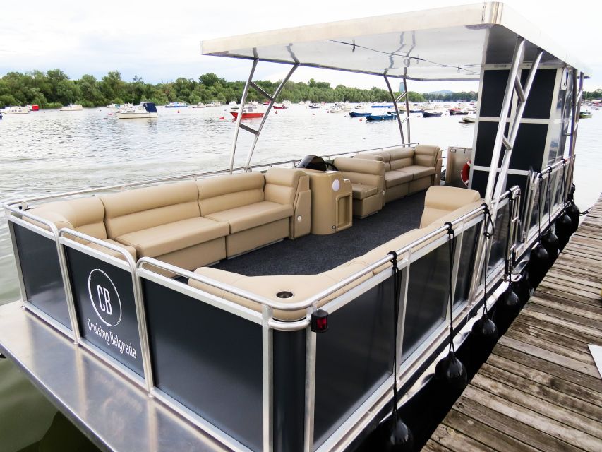 Belgrade: Sightseeing Boat Cruise with Drinks - Kalemegdan Fortress from the Sava