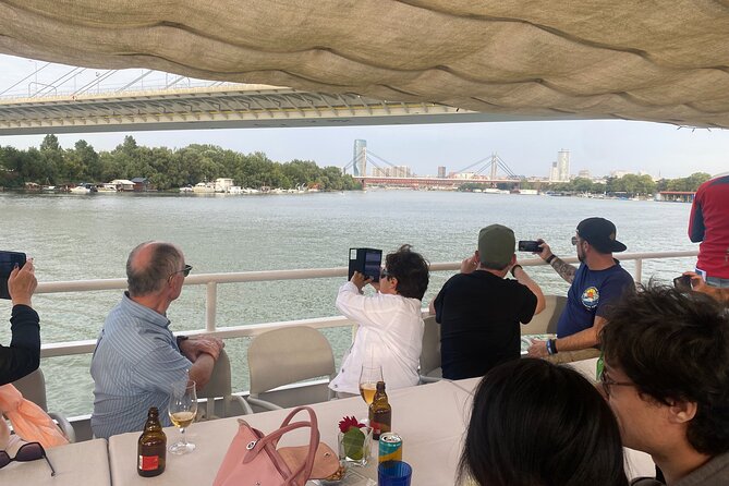 Belgrade Sunset Cruise w/ Live Tour Guide - Sunset light, music, and the onboard setup