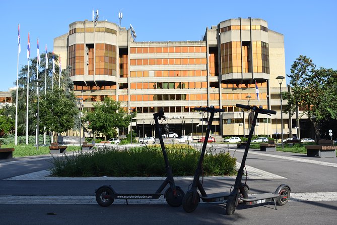 E-Scooter Communist Yugoslavia Tour - Why Genex Tower is the star of the ride