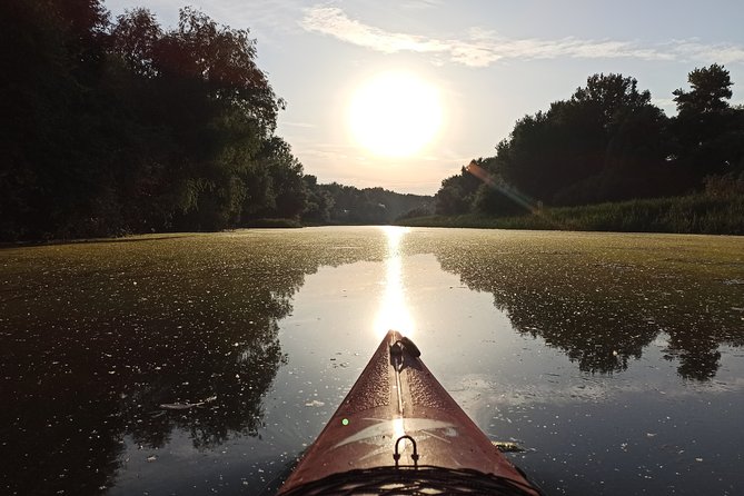 Great War Island Kayak Adventure - Learning the paddle before reaching the island