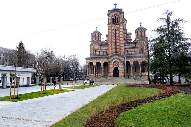 NATO Bombing of Belgrade Historical Tour - The old railway station adds another layer