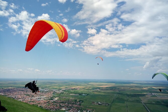 Paragliding Tandem Flight Experience in Sokobanja - Taking off and settling into the flight
