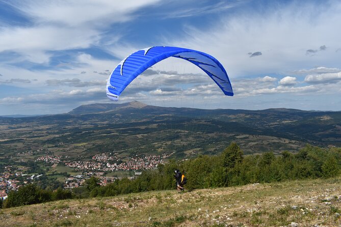 Paragliding Tandem Flight Experience in Sokobanja - Meeting Stefan at the Sokobanja launch site