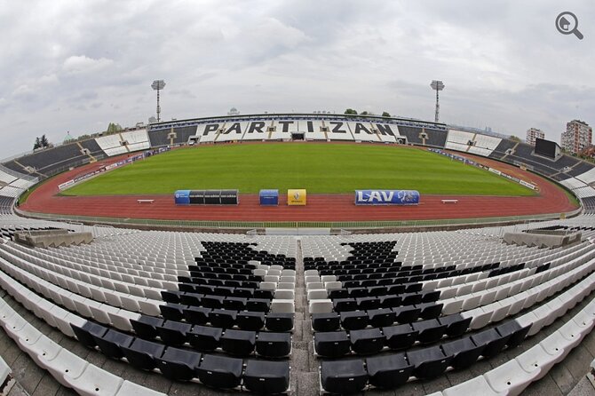 Private Red Star-Partizan Stadium Tour in Belgrade - Partizan Stadium, older and more mysterious