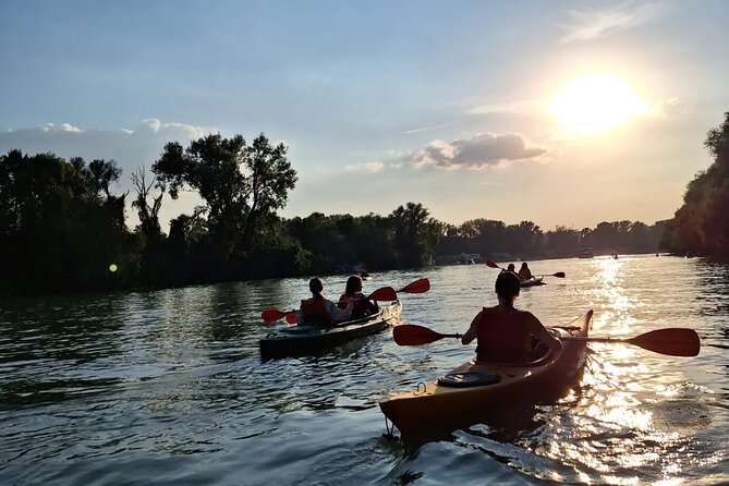 Self-guided kayak tour in Belgrade - The Sava and Danube confluence near Belgrade Fortress